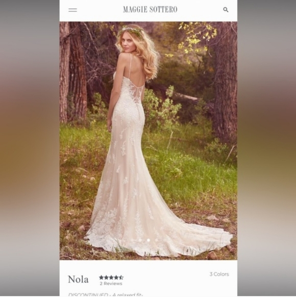 Maggie Sottero Nola Lace Wedding Dress - Picture 17 of 17